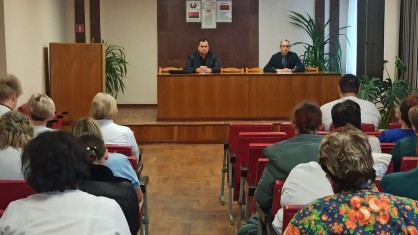 Мониторинг работы и обучающий семинар провел в Ивановской ЦРБ главный технический инспектор труда областного комитета